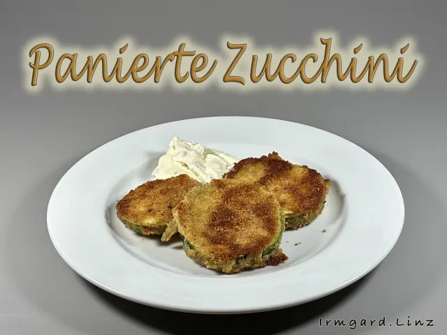 Panierte Zucchini