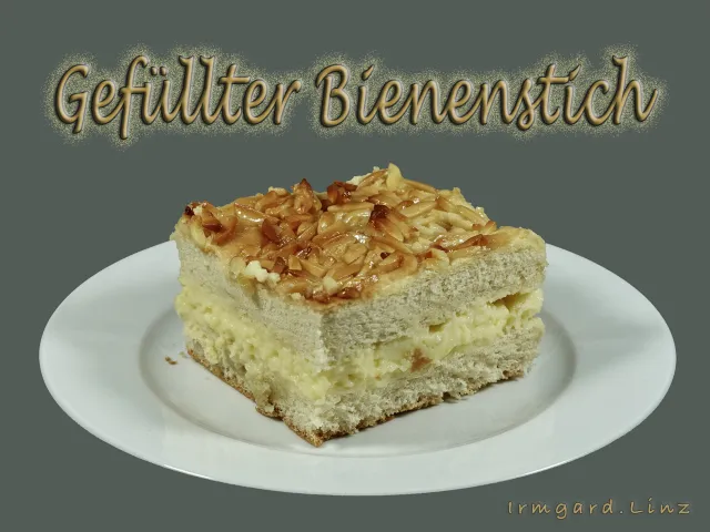 Gefüllter Bienenstich