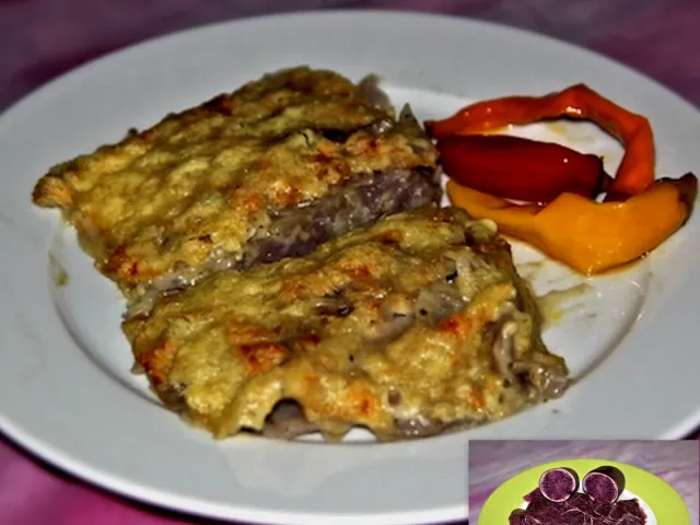 Blue Salad Potatoes Gratin