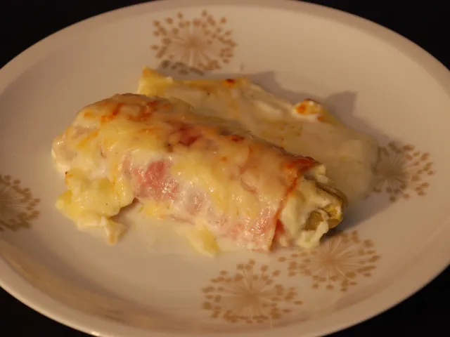 Gratinierter Chicorée – Gratin d’Endives au Jambon et à la Béchamel