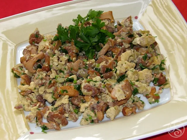 Geröstete Eierschwammerl