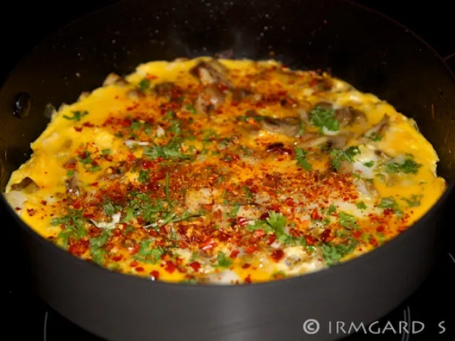Champignonomelett