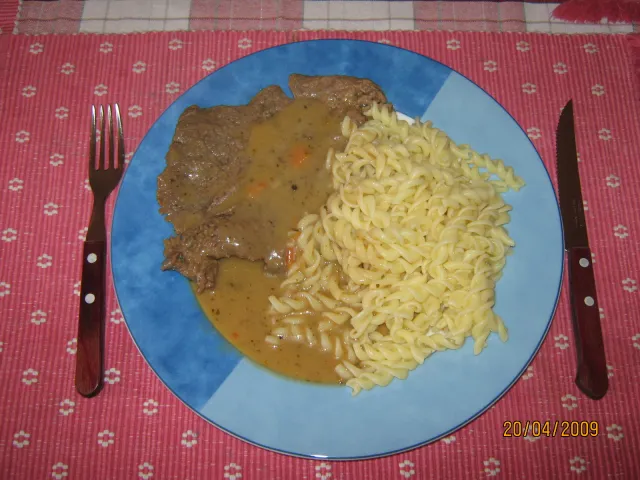 Saftfleisch mit Spiralen