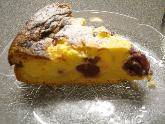 Gebackene Topfentorte