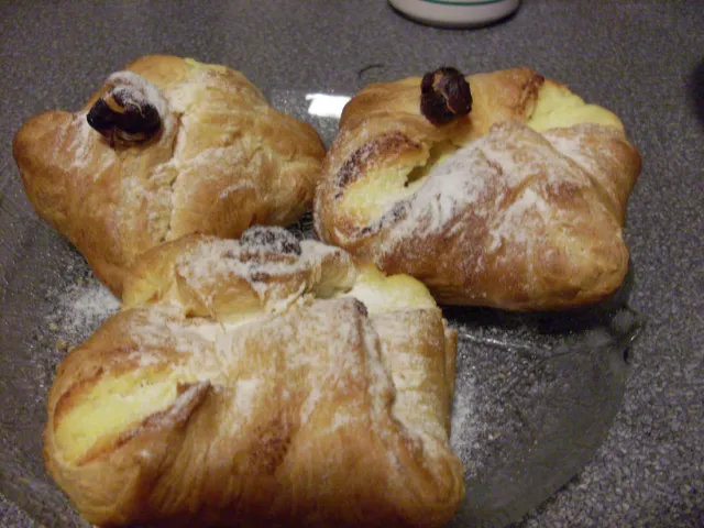 Plunderteig - Topfengolatschen