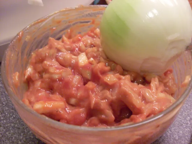 Zwiebel - Senf - Ketchup - Sauce