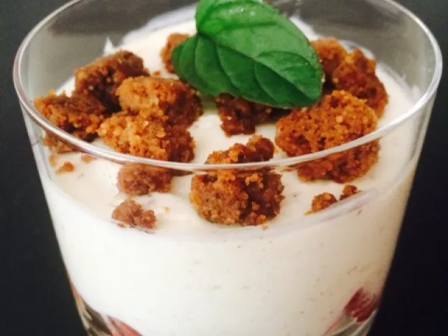 Bananen+Erdbeer Topfencreme