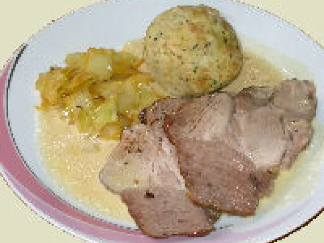 Schweinsbraten in Biersauce