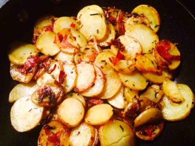 Herzhafte Bratkartoffel