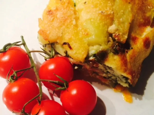 Bunter Gemüse Auflauf