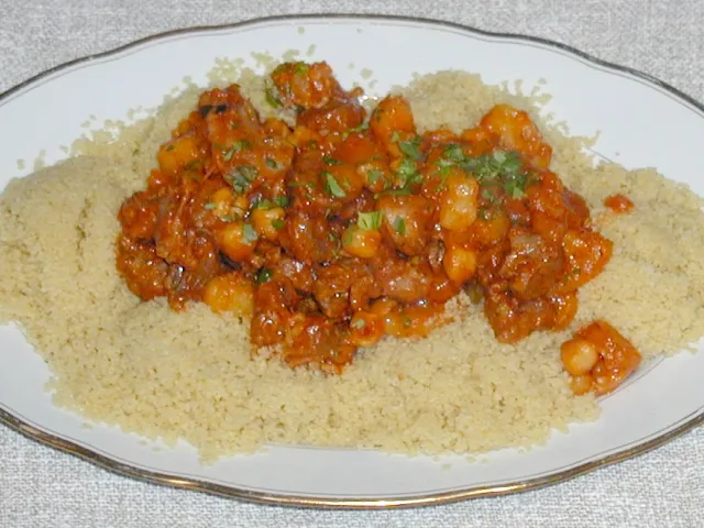 Couscous mit Lamm