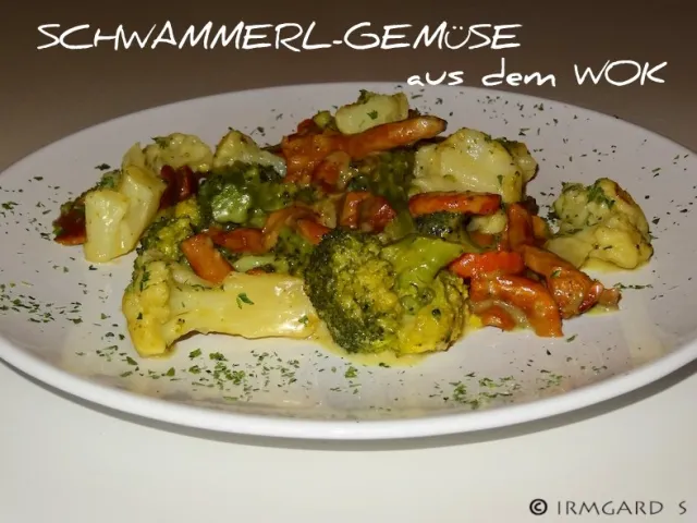 Schwammerlpfanne aus dem Wok