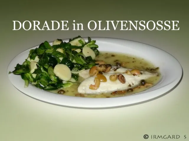 Dorade in Olivensosse