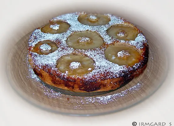 Apfelkuchen upside down