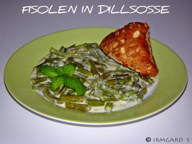 Fisolen in Dillsosse