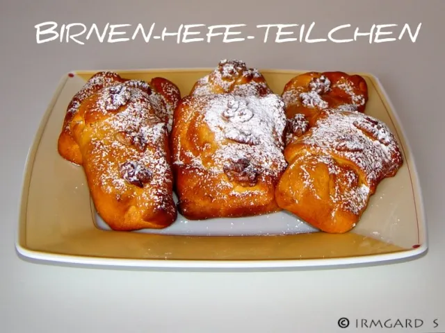 Birnen-Hefe-Teilchen