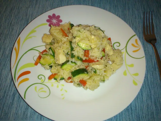 Hühnerfleisch - Gemüse - Wok