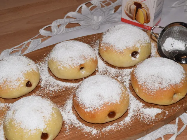 Krapfen aus dem Backofen