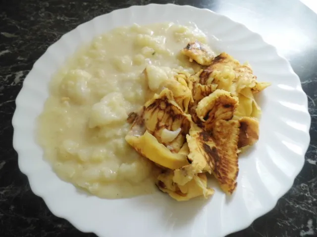 Eierhaber mit Blumenkohl