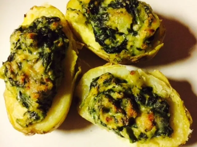 Gefüllte Ofenkartoffel