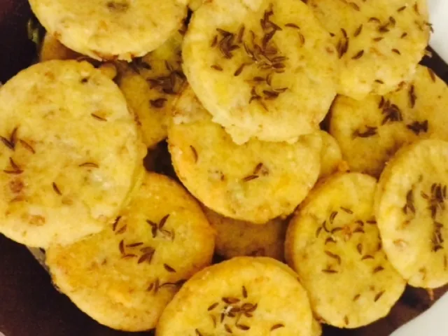 Grammel-Käse Cracker