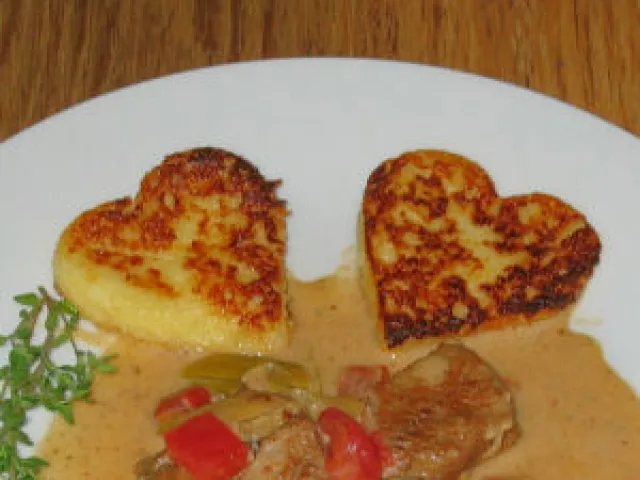 Überbackene Grießtaler