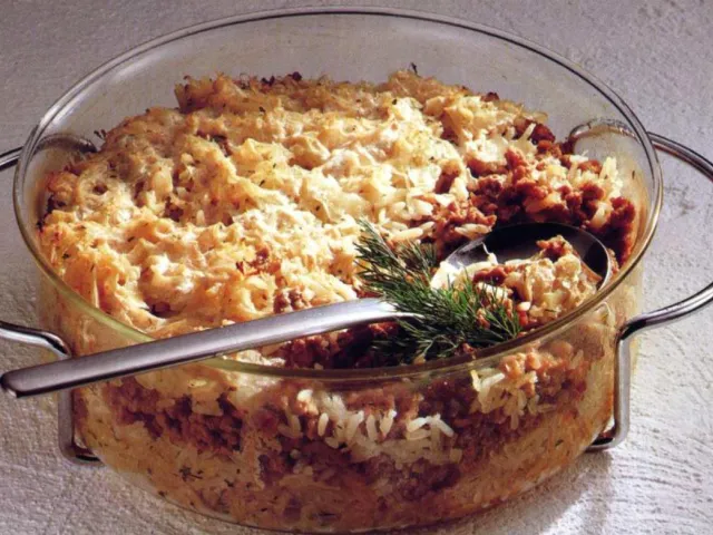 Siebenbürger geschichtetes Kraut