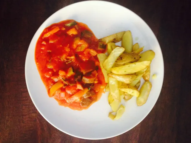 Italienisches Gemüse mit Rosmarinkartoffel