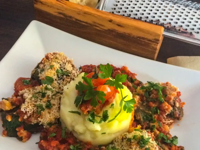 Überbackene Zucchini 