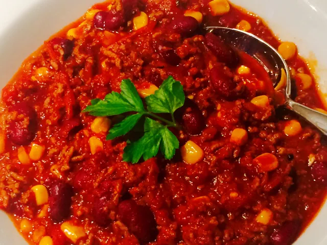 CHILI CON CARNE mit Malzbier 