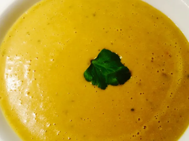 Indische Linsen-Kichererbsen Suppe ( vegan)