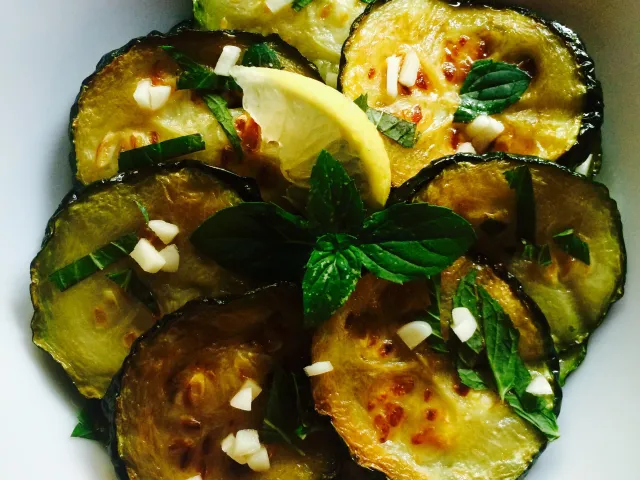 Gebackene Zucchini (Antipasti)