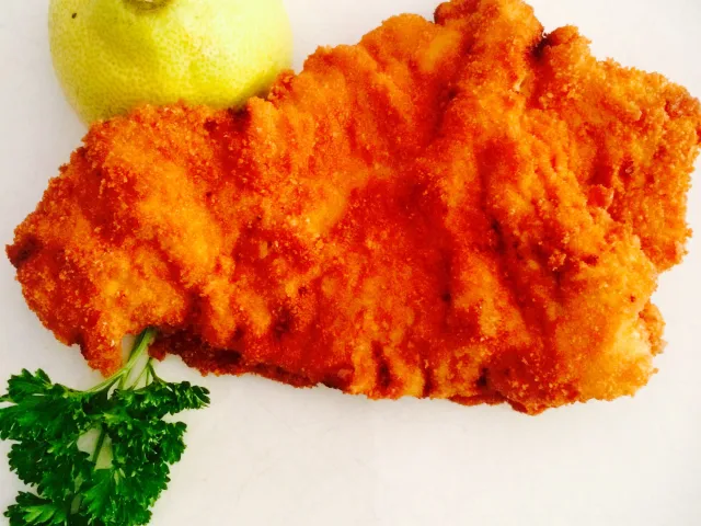 Wiener Schnitzel mit "Gebrauchsanweisung"