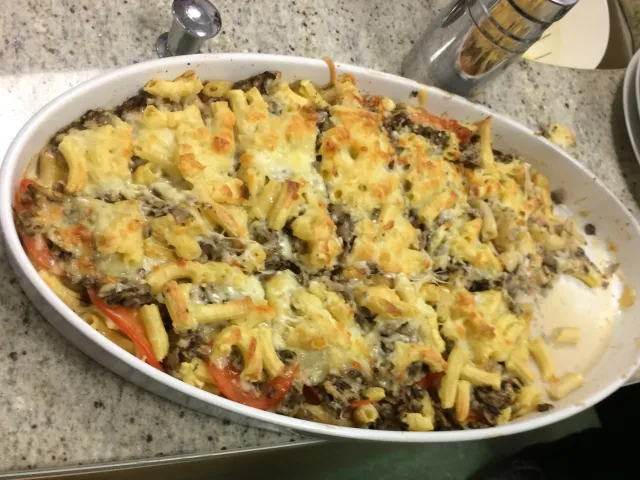 Gemüse-Nudelauflauf