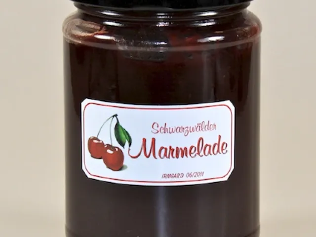 Schwarzwälder Kirschmarmelade