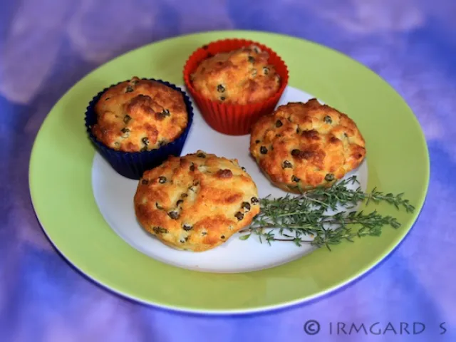 Mais-Parmesan-Muffins