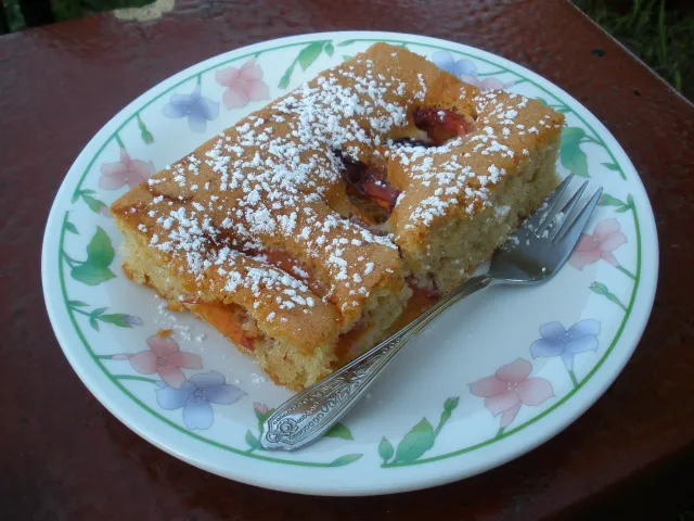 Marinierter - Pfirsich - Kuchen