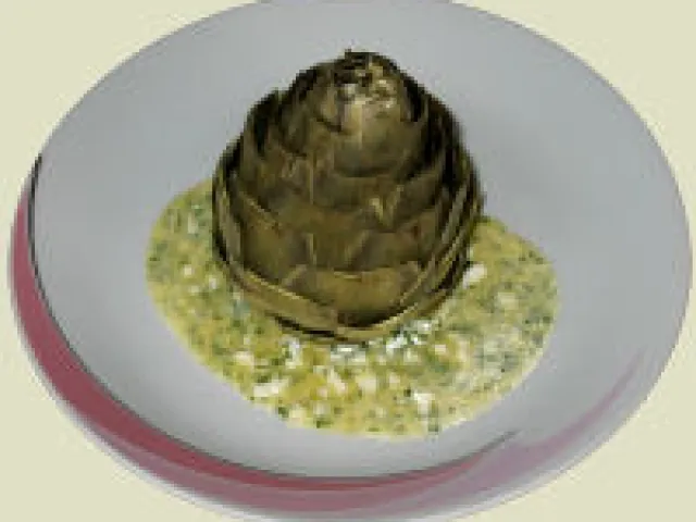 Artischocken mit Eiervinaigrette