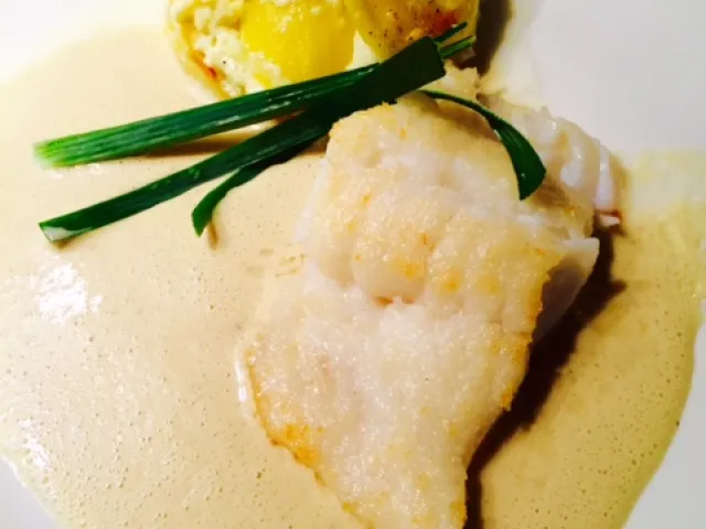 Kabeljau mit Senfsauce