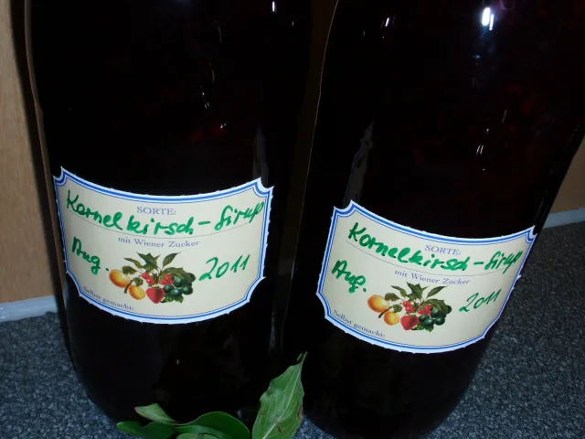 Kornelkirschen - Sirup