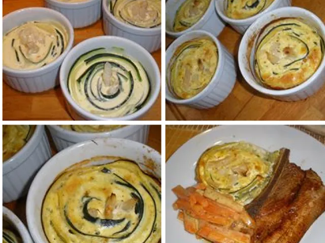 Zucchini - Kartoffel - Clafoutis 