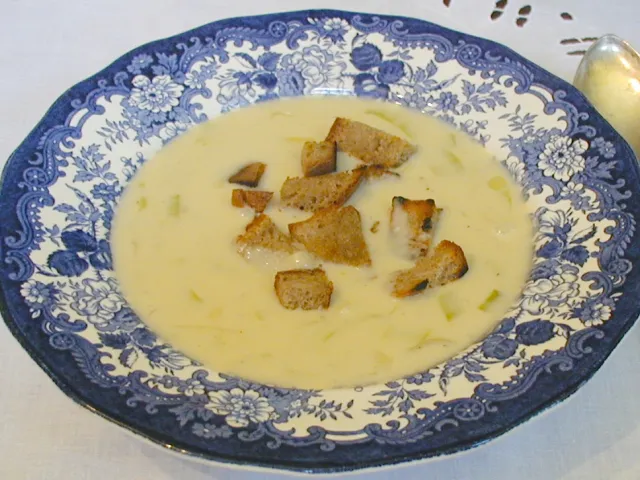 Lauchcremesuppe