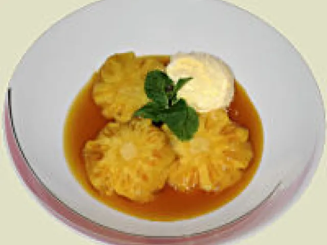 Karamellisierte Ananas 