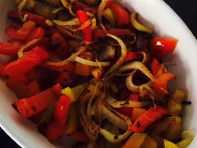 Schnelles Paprika-Fenchel Gemüse