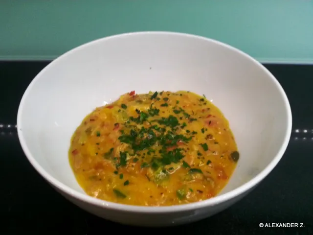 Pikante Schinken - Gemüsesoße