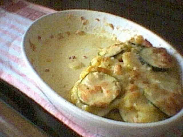 Karoffel-Zucchini-Thunfisch Gratin