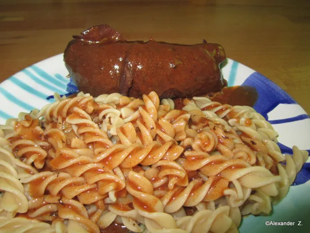Gefüllte Rindsroulade