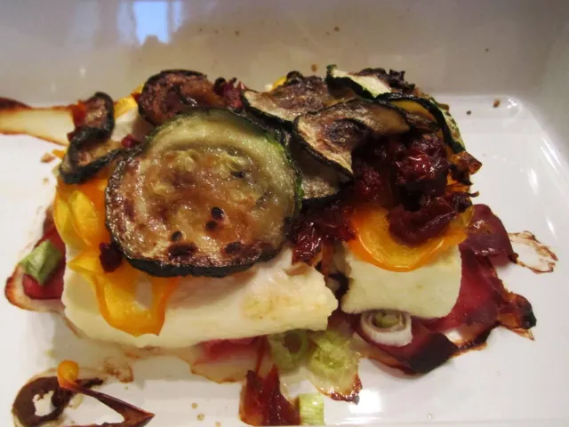 Pikanter Schafkäse (Saganaki)