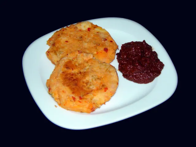 Sauerkraut-Kartoffel-Plätzchen