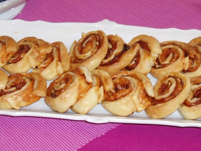 Schinken-Käse-Schnecken